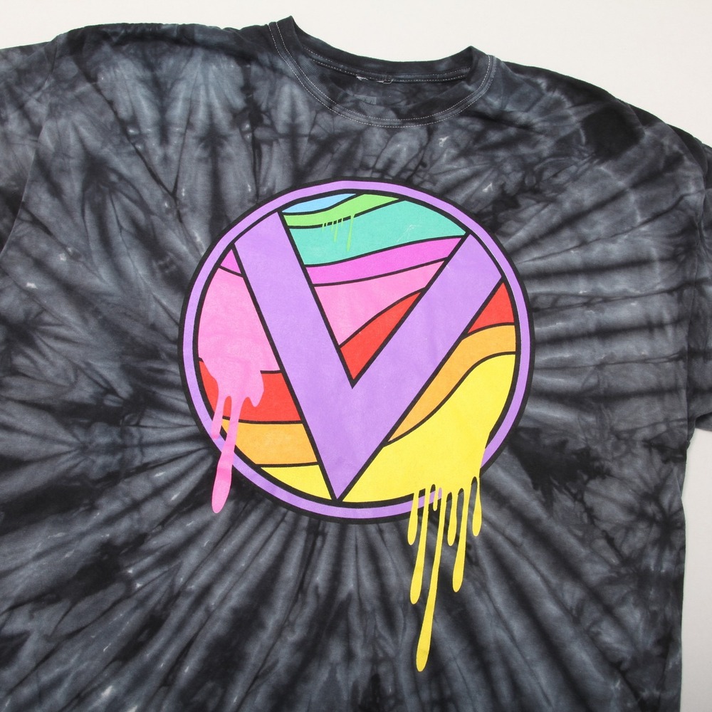 WWE Authentic Velveteen Dream Tie-Dye T-Shirt Men's XXL Short Sleeve Graphic Tee